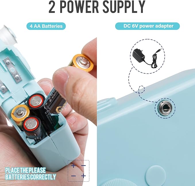 Handheld Sewing Machine CS101,Sewing Machines for Beginners,Portable Electric Mini and Samll Hand Held Sewing Machines Kit for Adults and Kids Blue Set