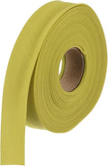 MECCANIXITY 1 Inch Double Fold Bias Tape Polyester Continuous Bulk Bias Tape for Sewing,Seaming Quilting Hemming Binding Crafts (Gold 10 Yards)