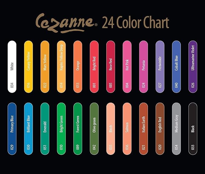 Cezanne Creative Mark Premium Colored Pencils Cobalt Blue 6 Pack - Highly-Pigmented Drawing Pencils - Coloring Pencils for Drawing, Blending, Coloring, and More