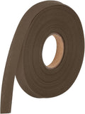 MECCANIXITY 1/2 Inch Double Fold Bias Tape Polyester Continuous Bulk Bias Tape for Sewing,Seaming Quilting Hemming Binding Crafts (Brown 10 Yards)