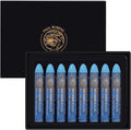 Paul Rubens Ash Blue Oil Pastels (8 Pack) - Ultra-Creamy & Blendable, Bullet Tip for Precision - Premium Art Supplies for Drawing, Sketching & Painting - Ideal for Artists, Students & Beginners