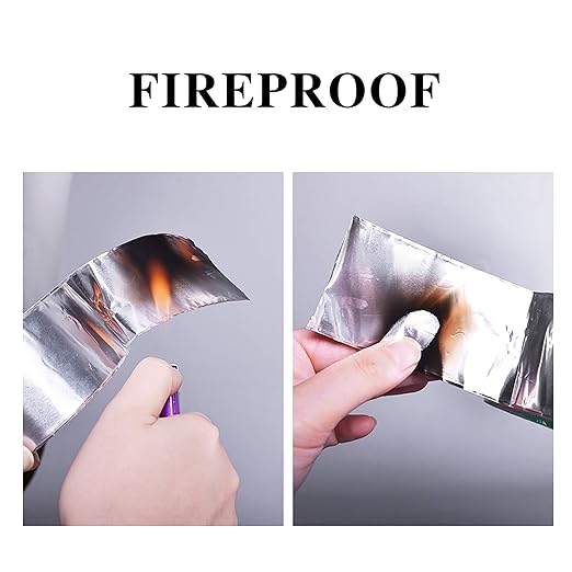ADHES TAPE Aluminum Foil Tape, Heat Resistant, Waterproof, 0.78 inch x164 Feet, for HVAC, Repair, Sealing, Insulation