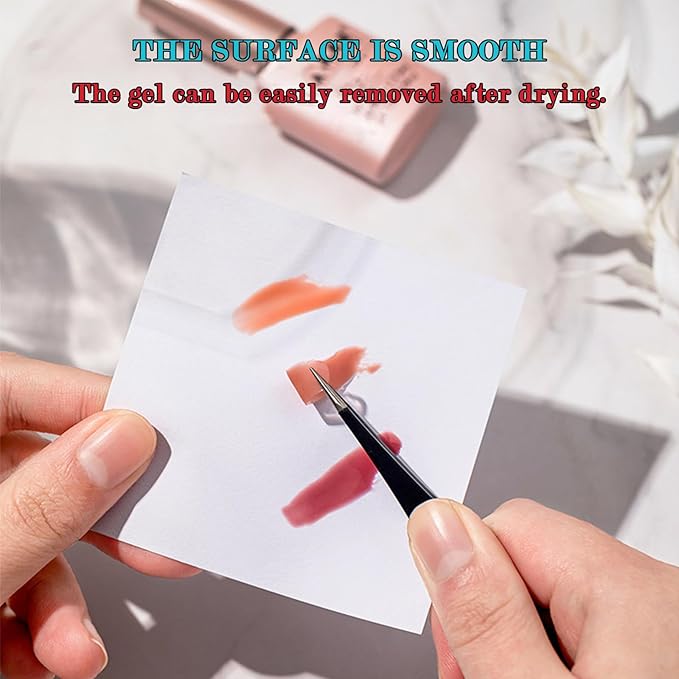 Nail art palette nail polish palette disposable nail mixing palette papers portable waterproof drawing makeup palette nail gel mixing tool 100pcs US241