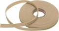 MECCANIXITY 1/2 Inch Single Fold Bias Tape Polyester Continuous Bulk Bias Tape for Sewing,Seaming Quilting Hemming Binding Crafts (Khaki 25 Yards)