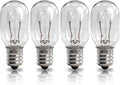 4 Pcs Screw-in Light Bulb Compatible with Brother and Janome Sewing Machines - Sewing Machine Light Bulb 15W 120V #7SCW with E26 Base