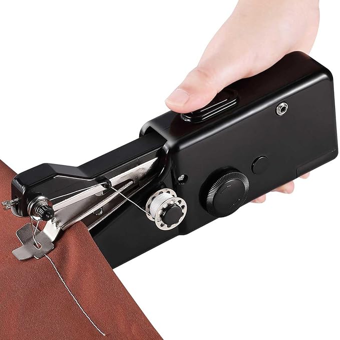 Handheld Sewing Machine CS101,Sewing Machines for Beginners,Portable Electric Mini and Samll Hand Held Sewing Machines Kit for Adults and Kids Black Set