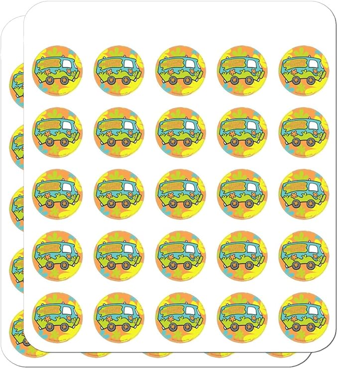 Scooby-Doo The Mystery Machine Planner Calendar Scrapbooking Crafting Stickers