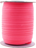 Mandala Crafts 55 Yards 5/8 Inch Hot Pink Double Fold Bias Tape for Sewing - Bias Binding Tape for Quilting Binding, Hemming, Seam, and Fabric Piping