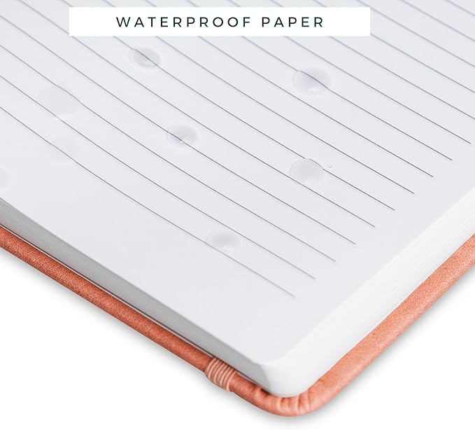 Daily Bliss Stone Paper Journal Premium A5 Hardcover Vegan Leather Notebook Journal | 160 Pages | Premium Quality Professional Notebook For Men and Women |Comes With Gift Box Waterproof Notebook