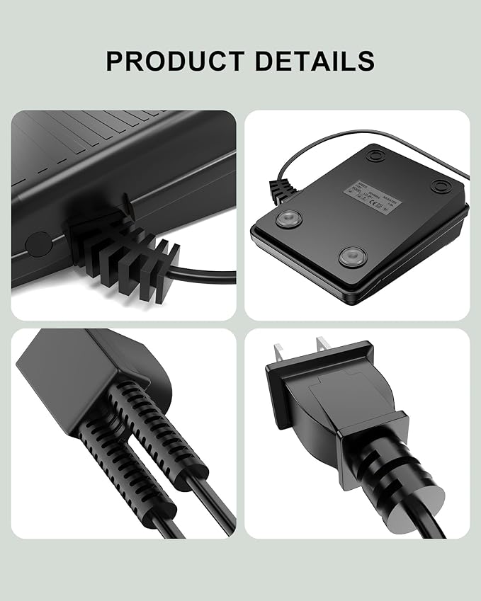 Replacement Singer Foot Pedal and Power Cord 979314-031 Compatible with Singer Sewing Machine 2517C, 2950C, 3270C, 362095, 362095-001, 4325C, 4525C, 4620C, 4830C, 5050C