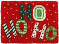 MIAOLLUN Latch Hook Kits Cushion for Beginners, Latch Hook Kits Rug, 3D Pattern Printed Canvas Christmas Door Hanging 20.4" X 14"(52X35cm)