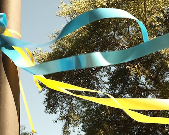 Double Face Maize Yellow Satin Ribbon 7/8 inch X 25 Yards Polyester Maize Yellow Ribbon for Gift Wrapping Very Suitable for Weddings Party Invitation Decorations and More