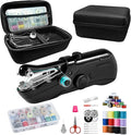 Handheld Sewing Machine, Beginner's Sewing kit with Storage, Two Power Supply Modes, Electric Switch, Simple Operation, Portable mini, Beginner's Sewing Machine.Black
