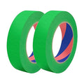 Painters Tape, 1 inch x 55 Yards x 2 Rolls Green Painters Masking Tape for Indoor and Outdoor Use, Medium Adhesive Paint Tape for DIY Crafts, Arts, Painting, Easy Removal