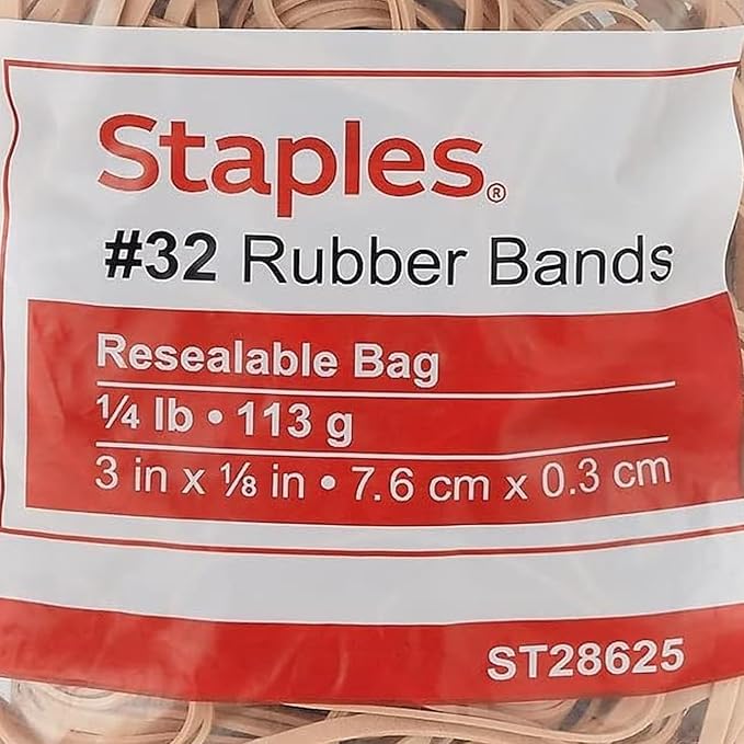Staples Economy Rubber Bands Size #32 1/4 Lb.