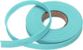 MECCANIXITY 1/2 Inch Single Fold Bias Tape Polyester Continuous Bulk Bias Tape for Sewing,Seaming Quilting Hemming Binding Crafts (Lake Blue 10 Yards)