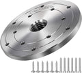6" Steel Wood Lathe Faceplate,Faceplate for Wood Lathe,Lathe Face Plate Fit for 1-1/4" x 8TPI Spindle with Screwchuck