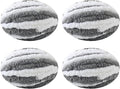 Chunky Yarn for Hand Knitting, No7 Thick Yarn, 250Grams 32Yards, Pack of 4, Perfect for Knitters and Crafters (Grayish White)