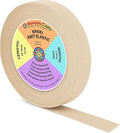 Mandala Crafts Wide 2 Inch Khaki Elastic Bands Spool for Pants Waistbands Sewing and DIY Crafts, 25 YD Stretchy Flat Fabric Strap Knit Elastic Band for Wig