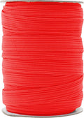 Mandala Crafts 16mm 20 Yds Roll of Red Elastic Bands for Sewing - 5/8 Flat Elastics Cord - 5 8 Inch Braided Stretch Straps for Crafting