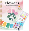 Watercolor Workbooks, 12 Colors Water Color Books Paint Set for Adults, Watercolor Coloring Book for Beginners, Water Color Workbook,Beautiful Paintings for Beginners