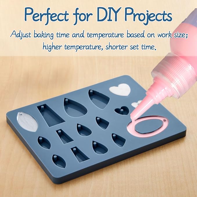Liquid Polymer Clay Pink 4.2oz, Liquid Clay for Polymer Clay Oven-Bake, for DIY Enthusiasts, Easy to Shape & Multi-Mold Compatible