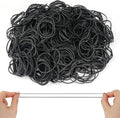 700 Pcs Rubber Bands, Size #16 Reusable Elastic Rubber Band for Office Supplies File Folders, Home Packaging, Crafts DIY Bundling, Multipurpose (Black)