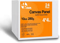 Canvas Boards for Painting 4x4 Inch, 24-Pack Bulk Canvas Value Pack - Blank Paint Canvas Panels for Acrylic, Oil, Watercolor, Tempera, Gouache