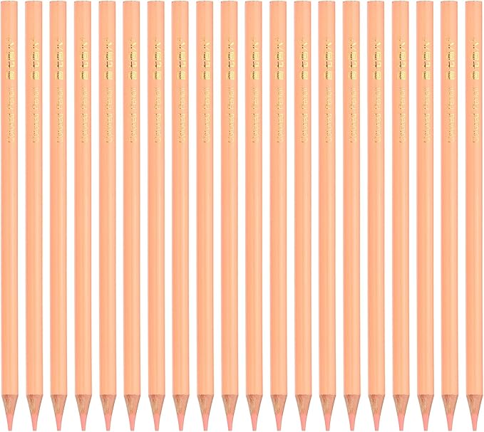 PATIKIL Skin Color Colored Pencils Set,20 Pcs Oil Color Pencils Wooden Coloring Drawing Pencil for Artists Art Painting