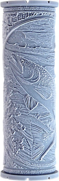 Rainbow Trout Clay Texture Roller (4") - Freshwater Set #01 - Embossing Pattern Roller for Polymer & Ceramic Clay, Pottery & Crafts