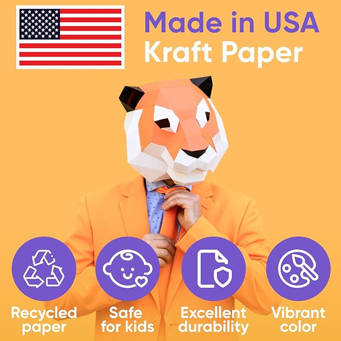 USA Made 36" x 1200" Light Blue Paper Roll, 45 lbs Thickness, American Quality Colored Kraft Paper for School, Bulletin Board, Arts & Crafts - Non-Toxic, Odorless, Safe for Kids
