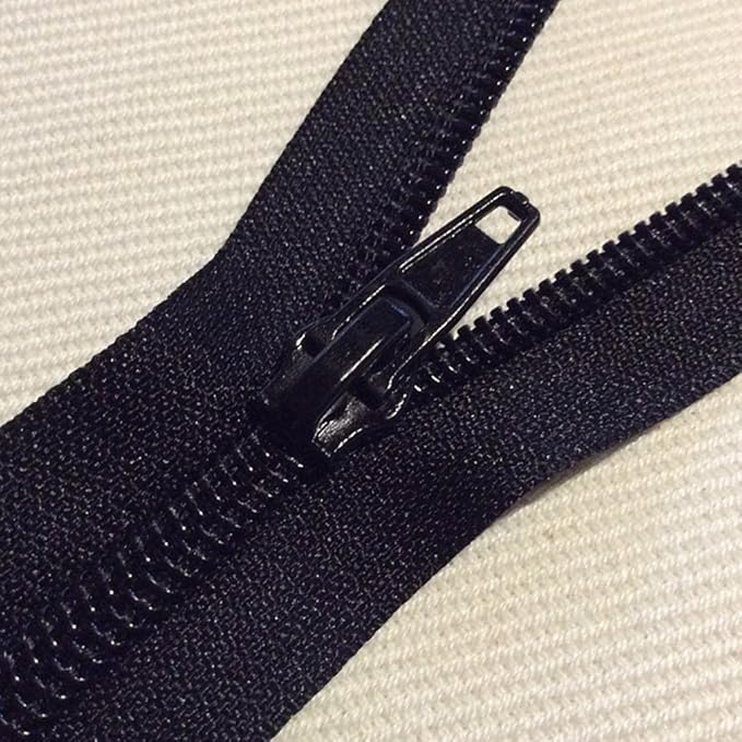 Amariver Black and White Nylon Coil Zippers, 100Pcs 9 Inches Nylon Coil Zippers for Tailor Sewer Sewing Crafter Special, 2 Colors, 50 Pcs Per Color