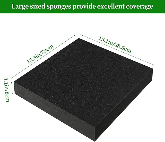 Pottery Foam Table Runner, Pottery Mould Tools, Large Pottery Sponges for Pottery Painting Glazing Pressing Molds Making Bowls Plates Ceramic Creation (Black)