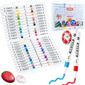 M&G 48 Colors Acrylic Markers Paint Pens Markers, Stocking Stuffers for Rock, Wood, Fabric, Glass, Canvas, Ceramic, Christmas Gifts for artists DIY Crafts Art Supplies