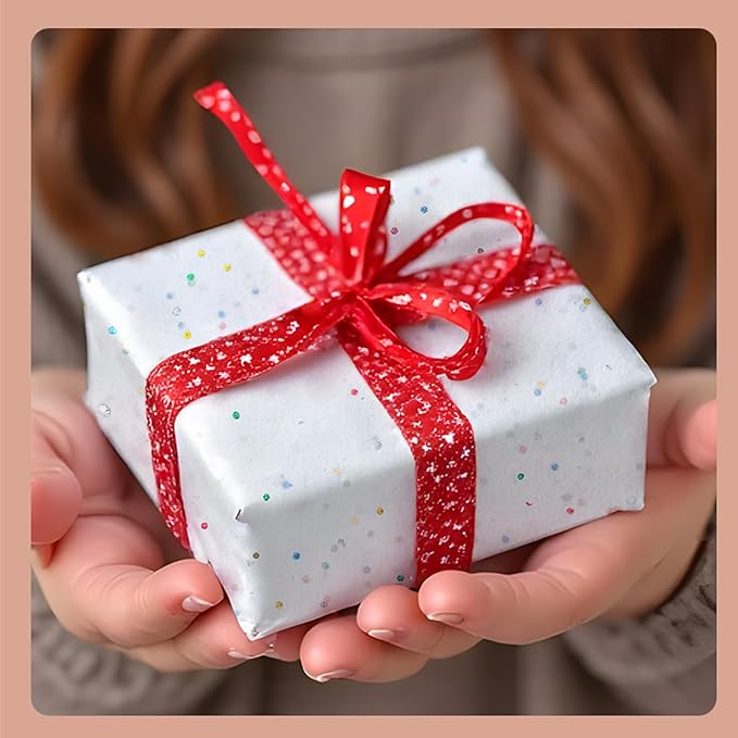 White Glitter Tissue Paper for Gift Bags 36 Sheets 20 x 20 Inch - Recyclable Wrapping Paper for Weddings, Birthdays, Party & Festival Decorations DIY Craft Supplies