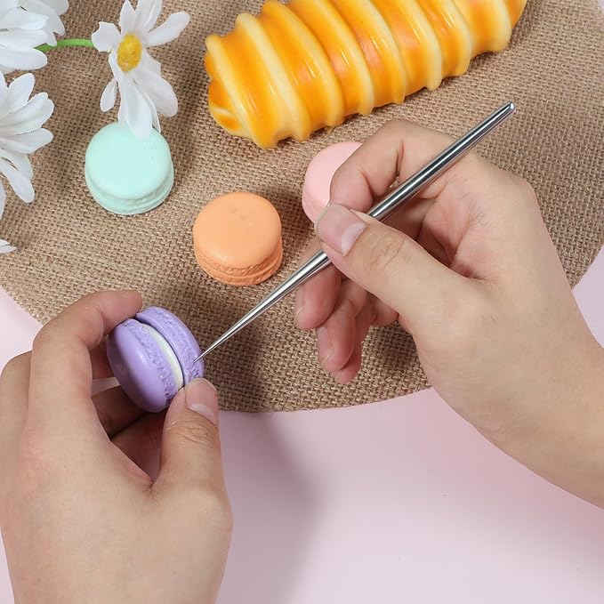 1 PCS Clay Needle Tools Stainless Steel Pottery Tools Polymer Clay Sculpting Tool Sculpting Ceramics Pottery Carving Tool for Dotting Sewing Modeling Carving 5.9 Inch Air Dry Clays Instrument