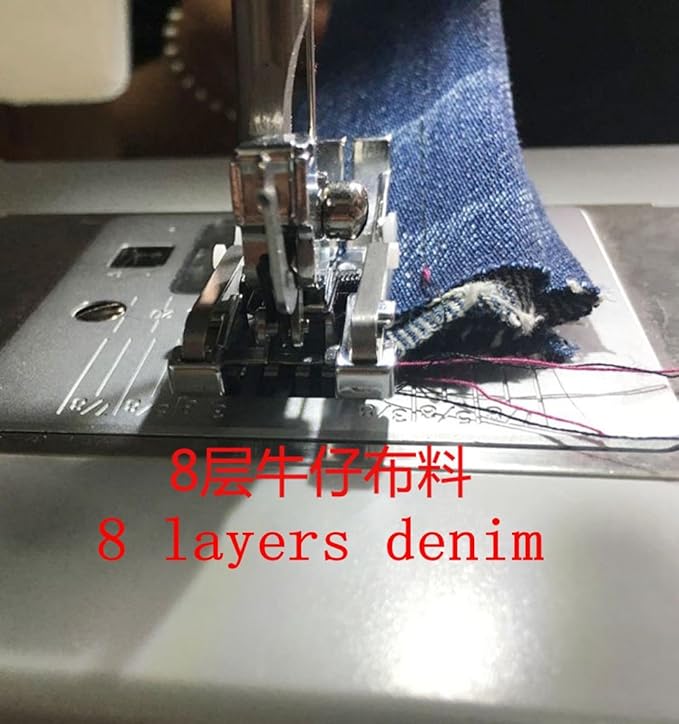 HONEYSEW Thick Material Walking Foot Snap On Gliding Foot for Toyota RS-2000 Singer Brother