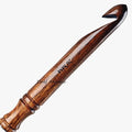 Wooden Crochet Hook – 15mm Smooth Handmade Bamboo Hook for Chunky Yarn, Ergonomic Lightweight Crochet Tool for Beginners & Professionals
