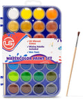 Watercolor Paint Set, 28 Colors of Washable Watercolor Paint Includes Watercolor Palette and 1 Paint Brushes. Great Water Color kids paint