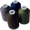 Sewing Thread Set, 4 Colors, 40s/2, 100% Polyester, 4000 Yards (Dark Common Series)