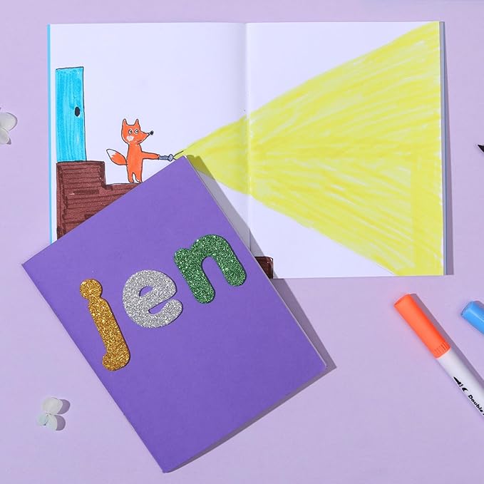48 Pack Blank Books for Writing Stories, Mini Notebooks Bulk Small Unlined Journals, 24 Sheets/48 Pages Pocket Notebooks for Drawing, Sketching, Journaling, 4.3 x 5.6 Inches (Colorful Covers)