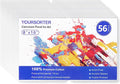 56 Pack 8x10 Inch Canvas Boards for Painting Bulk, Kids Art Novices Blank Canvases for Painting, Gesso Primed Acid-Free 100% Cotton Canvas Panels for Acrylic Oil Watercolor Tempera Paint