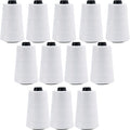 2200 ft Roll Thread Cones for Heavy Duty Bag Sewing Closer - Portable Electric Bag Sewing Machines Compatible High Strength Single-Ply Thread Set - Nylon, Bracelet Making, Burlap, Bag Closing