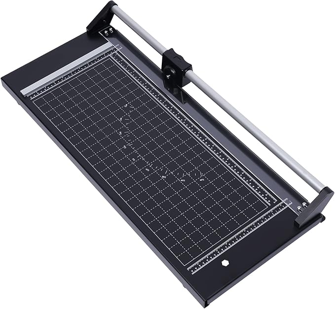 Paper Cutter 24 Inch Manual Precision Rotary Paper Trimmer for Cutting Photo Paper, Film, Art Card Stock, Label