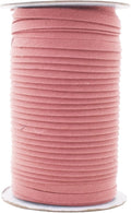Mandala Crafts 55 Yards 1/4 Inch Dusty Rose Double Fold Bias Tape for Sewing - Bias Binding Tape for Quilting Binding, Hemming, Seam, and Fabric Piping