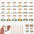 48Packs/288pcs Bulk Mini Drawing Pencils Set 3.5 Inch Back To School Pencil Mini Colored Pencils Coloring Pencils in Kraft Boxes Inspirational Motivational Gifts for Employee Colleague Teacher Student