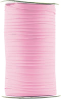 Mandala Crafts 55 Yards 1/4 Inch Pink Double Fold Bias Tape for Sewing - Bias Binding Tape for Quilting Binding, Hemming, Seam, and Fabric Piping