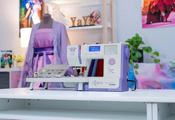 Bernette B38 Yaya Han Special Edition Sewing Machine with Topstitch bag