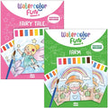 Watercolor Fun Value Pack - 2 Paint with Water Kits for Toddlers - Water Painting for Toddlers - Travel Activities for Kids Ages 4-8 - Screen Free Birthday Gifts (Farm - Fairy Tale)