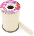 Mandala Crafts 3/4 Inch Single Fold Bias Tape for Sewing, Quilting, Piping, Hemming, Blanket & Quilt Binding – 40 Yards Cream Fabric Seam Binding Tape